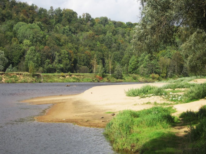 Der Gauja-Strand... oder so aehnlich