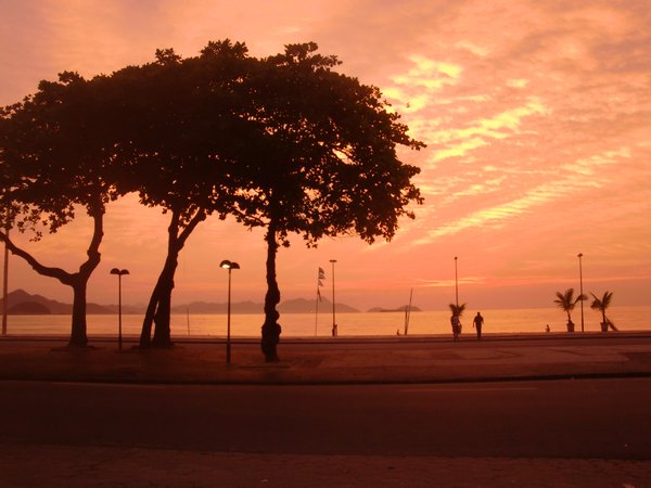 Sunrise in Rio...