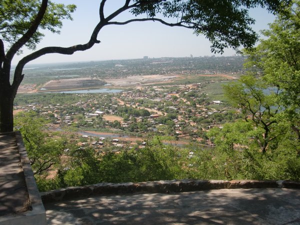 The view over Asuncion