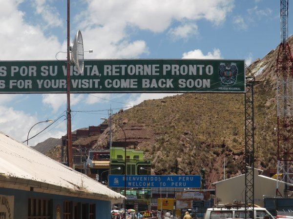 Goodbye Bolivia, Welcome Peru