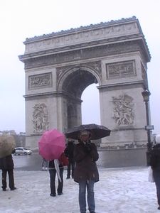 At the Arc de Triomphe