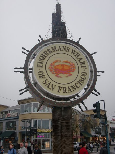 The famous Fishermans Wharf