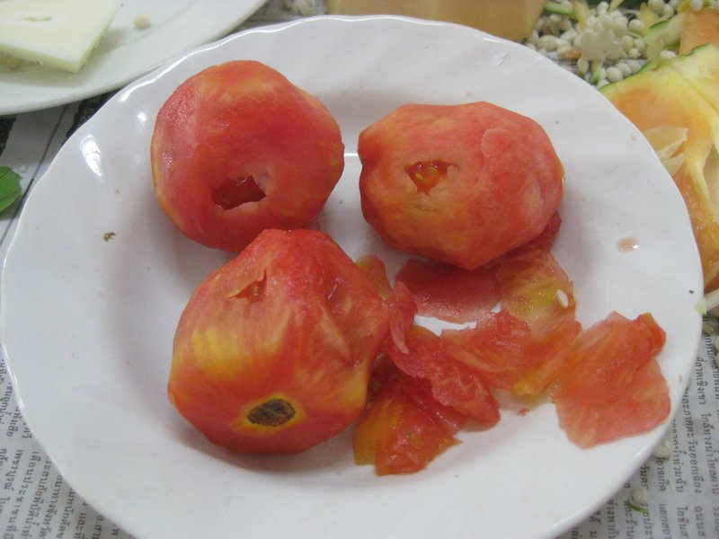 The Useless Part of Tomatoes :) 