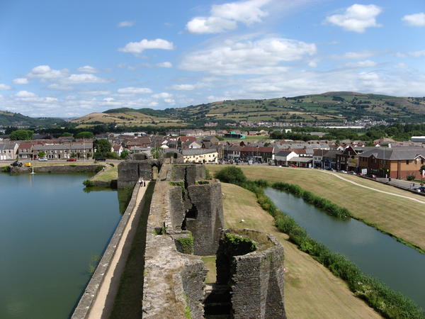 Views from Caerphilly Castle