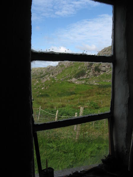 View from Callum the weaver's hut