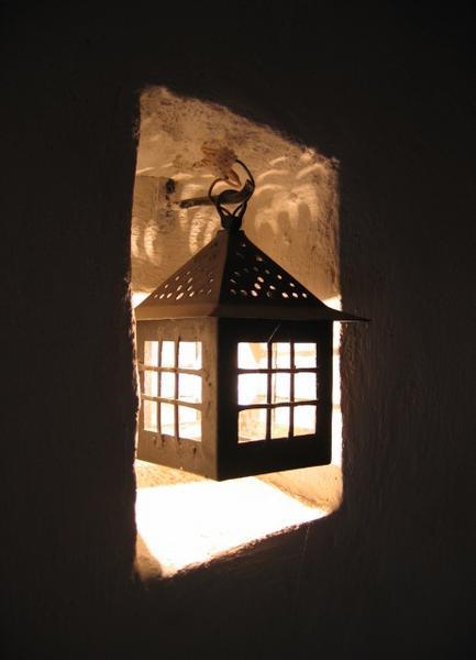 Lantern inside Bran Castle