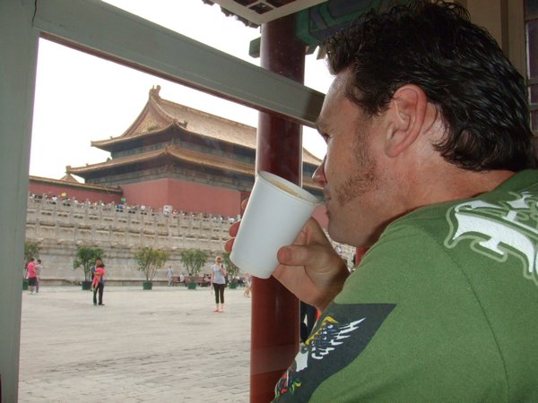 Forbidden City - coffee break!