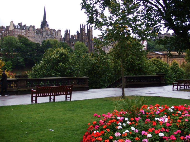 Garden view from Princes Street
