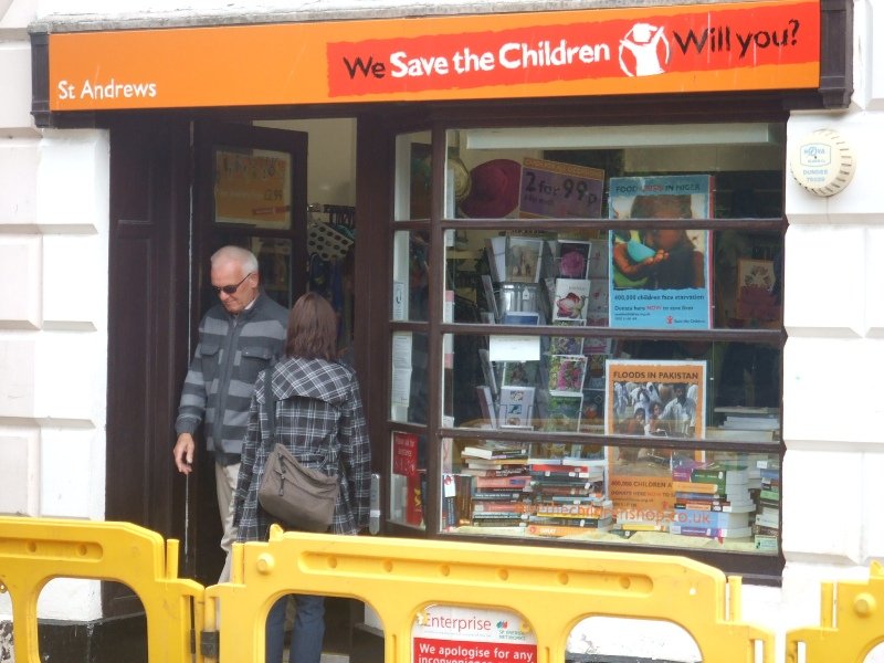 Save the Children Fund shop - St Andrews