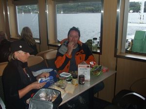 Lunch on the Armadale - Mairag ferry