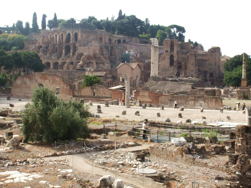 Caeser's hangout at the Roman Forum