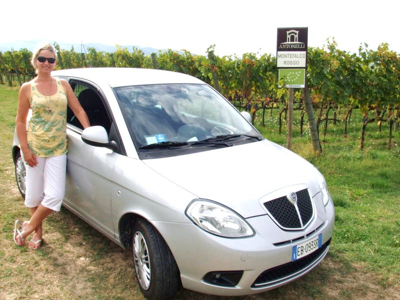 The wheels, the woman and the wine. Perfecto!