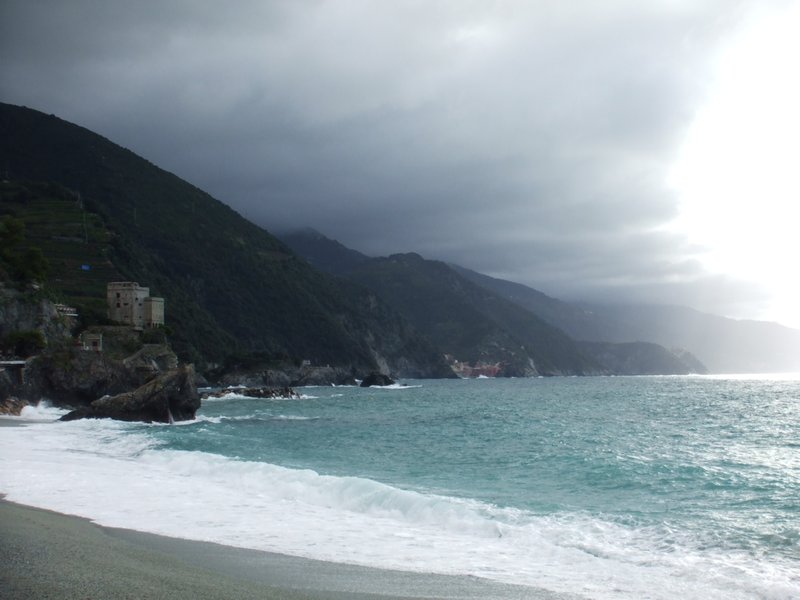 Dramatic Ligurian Sea at Montorosso