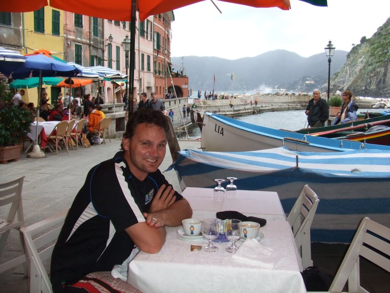 Lunching in Vernazza