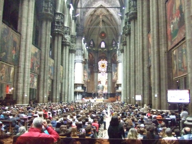 A service in the Duomo