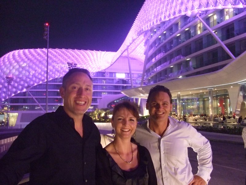 Outside the Yas