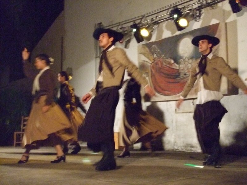Traditional gaucho dancing