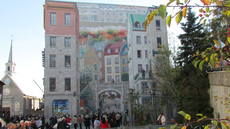 Quebec mural