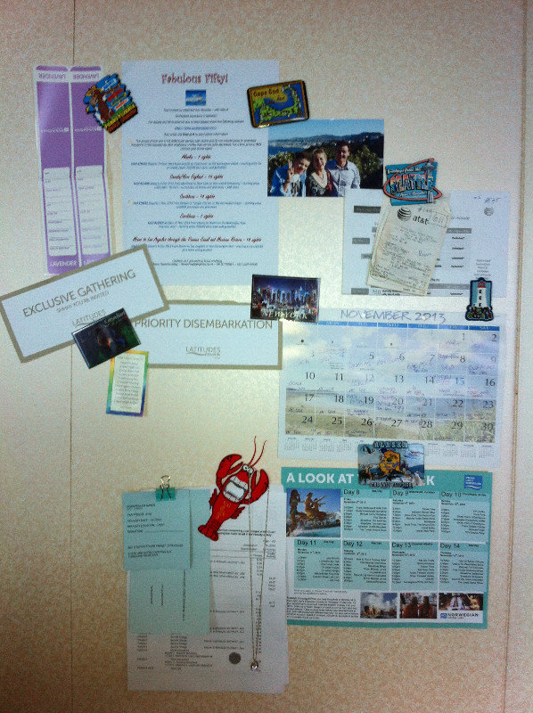 Our notice board