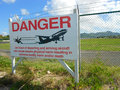 You have been warned! Frendly reminder at Maho beach