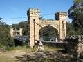 Bridge over river at Kangaroo Valley ( oldest suspension bridge)