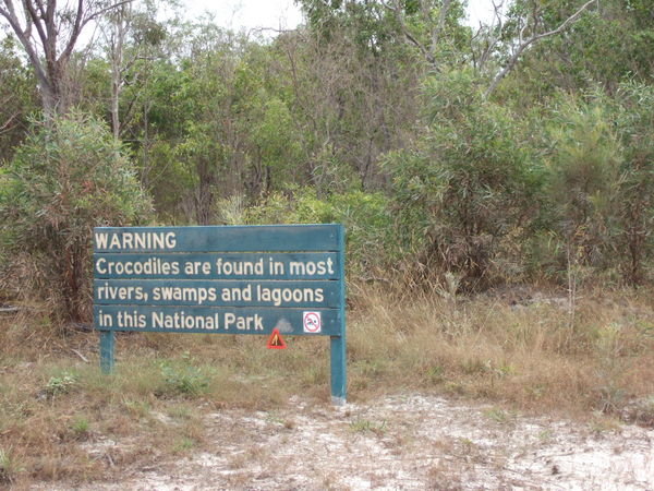 Lakefield National Park Sign