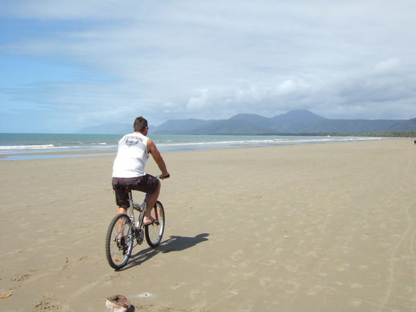 Wes on Port Douglas Beach