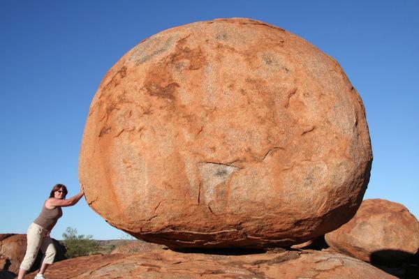 Exercise at the Devils Marbles
