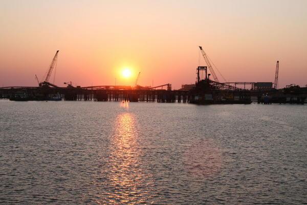 Looking over Iron Ore Loading Dock - Port Hedland