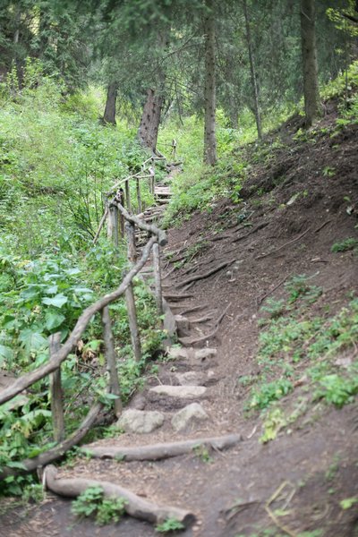 Treppe zum Kloster