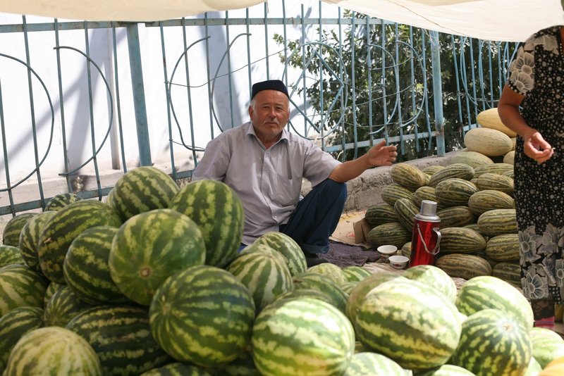 Wassermelonenstand