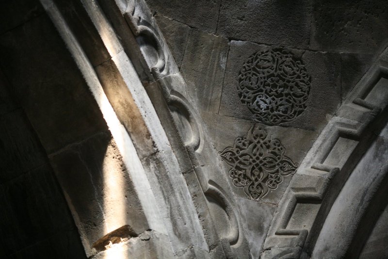 Inschriften im Gewölbe