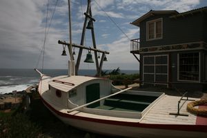 Nerudas Segelboot: immer auf dem Trockenen