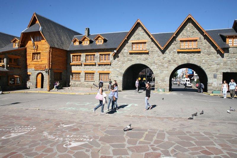 Der Hauptplatz von Bariloche