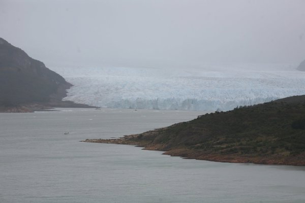 Die Gletscherzung von weitem