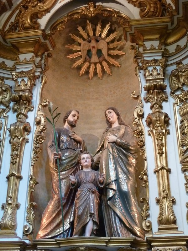 Alter with Holy Family