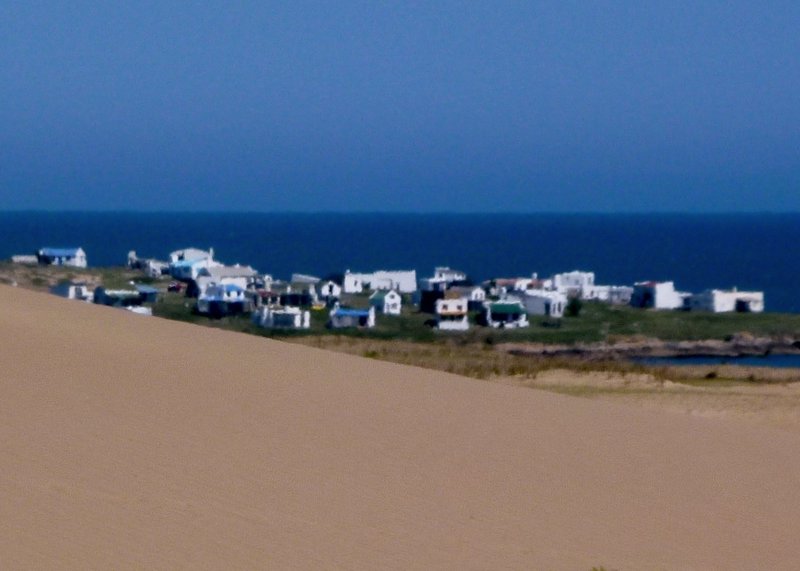 town from the dunes
