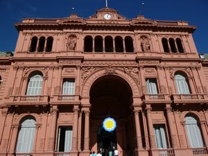 Casa Rosada--open to the public on weekends