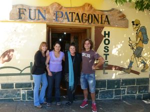 Fun Patagonia hostel friends