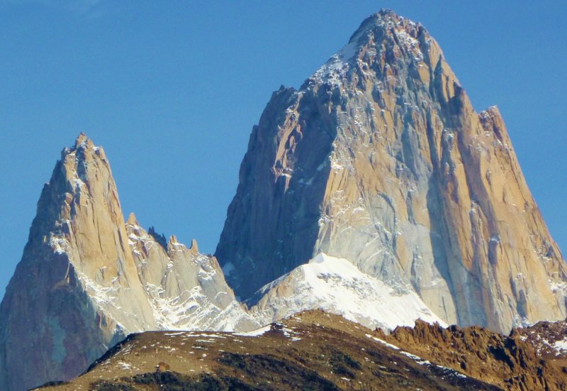 Mt. Fitz Roy, named for the captain of Darwin's ship