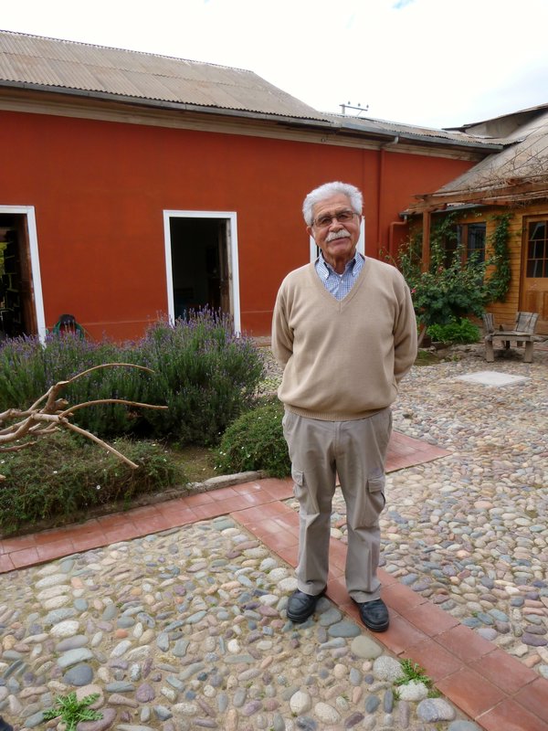Alberto Vara in his family's 100-year old house museum--he gave me a 2-hour tour