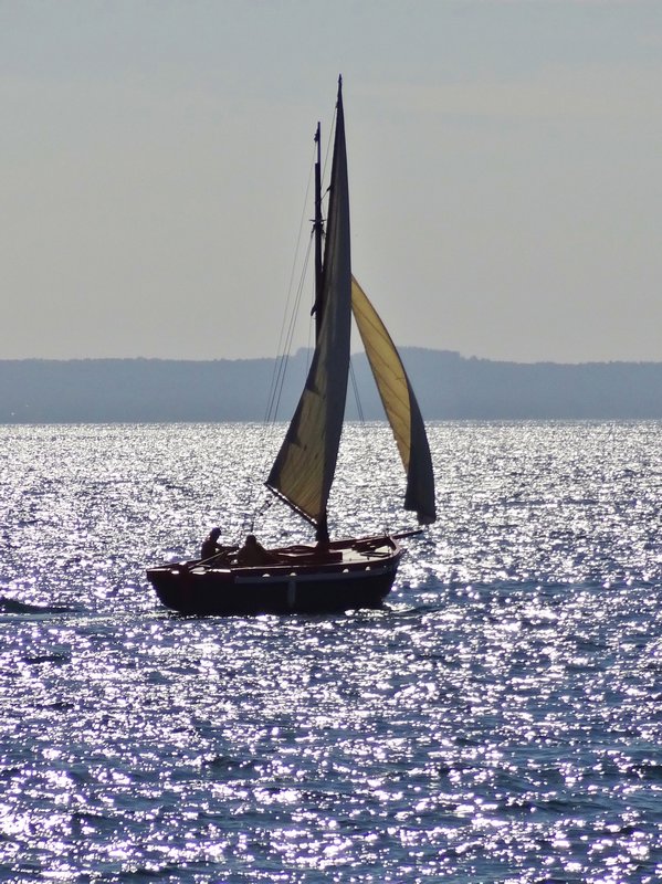 sailing on silver