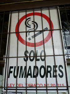 pub for Smokers Only (only in Chile)