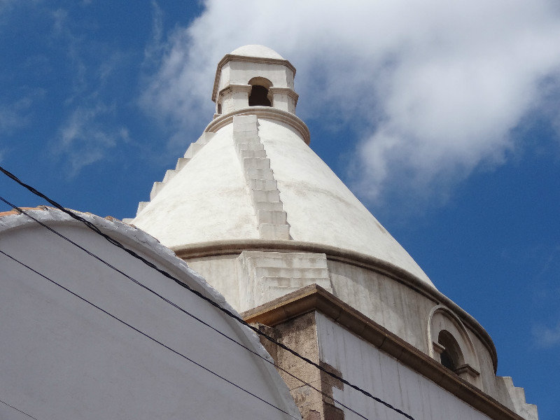 one of La Moneda's many domes
