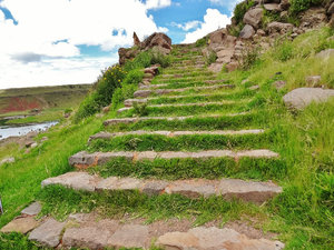 stairway to heaven at the Sillustani ruins