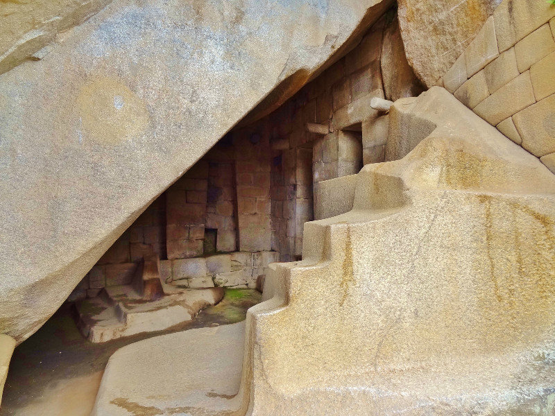 strong energy in this carved cave under the Sun Temple