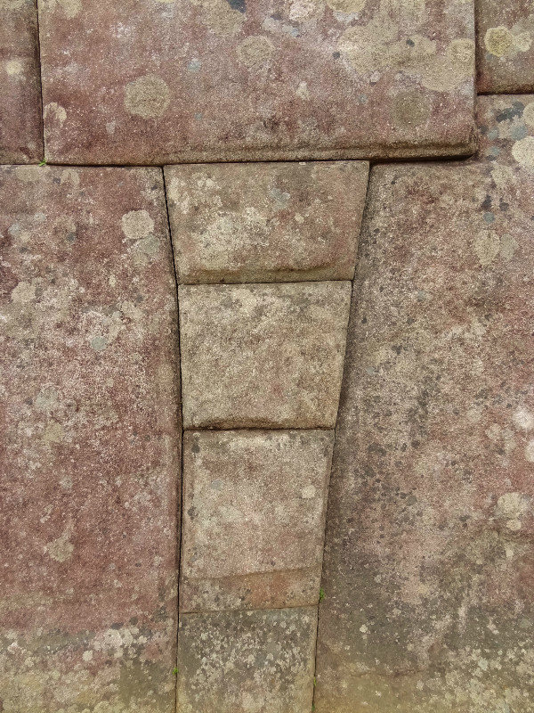 perfectly fitted stones