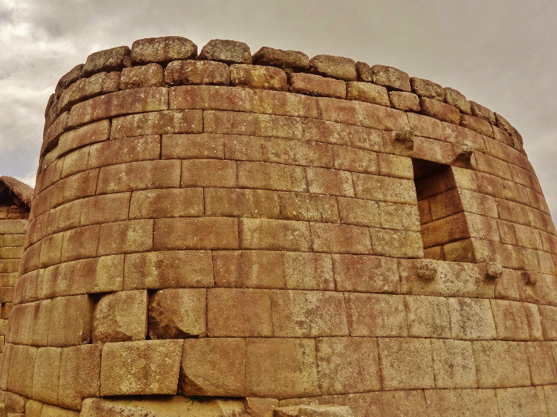 curved sides of the Sun Temple