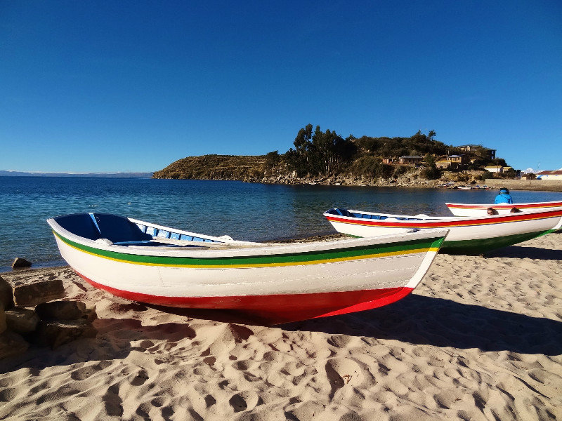 Isla del Sol fishing boats