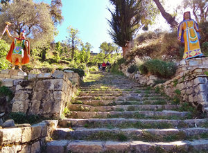 Inca stairs in Yumani 